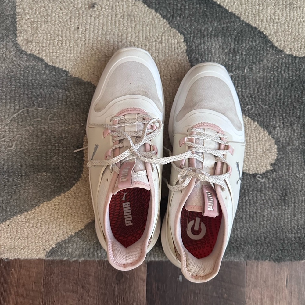 Puma Ignite Fasten8 Womens White Golf Shoes